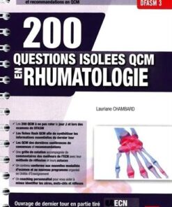 200 questions isolées QCM en rhumatologie : dernier tour DFASM 3